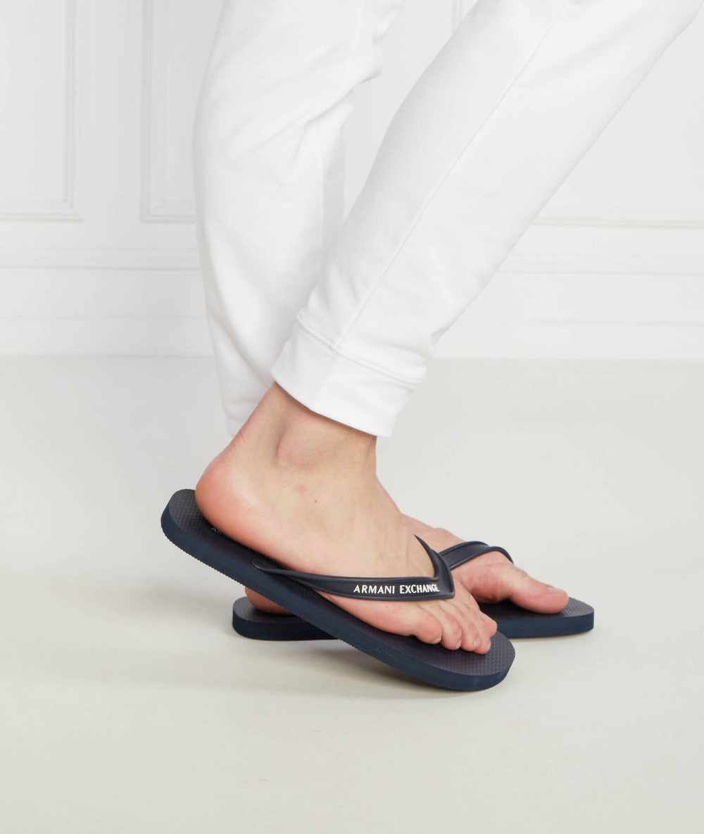 Вьетнамки Armani Exchange - темно-синий(XUQ002 XV676)