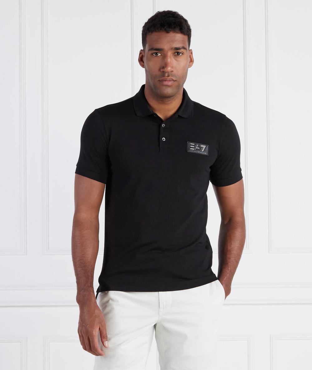 Поло EA7 - черный(3RPF78 PJBVZ)