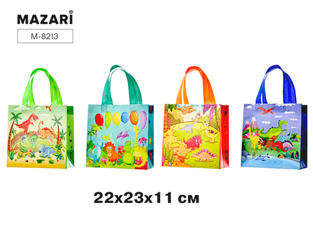 Пакет 22*23*11см "Dinosaurs" нетканый материал