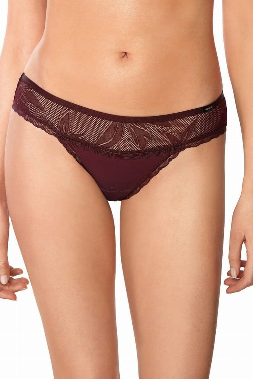 Трусики-бразилиана Zafira (Размер: L) (Цвет: бордовый)