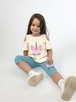 02-124-7 Комплект для девочки (джемпер+ лосины)