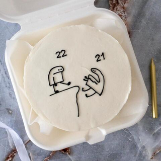 Бенто-торт «Мем. Возраст»