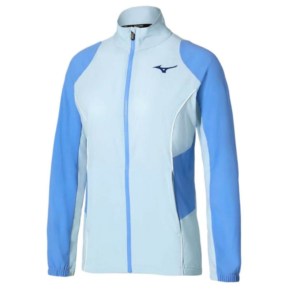 Женская теннисная куртка Mizuno Frontier Shadow Jacket - ice water