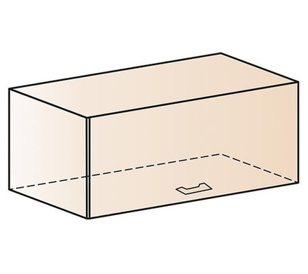 Прага (Сурская мебель) Шкаф горизонтальный 800мм
