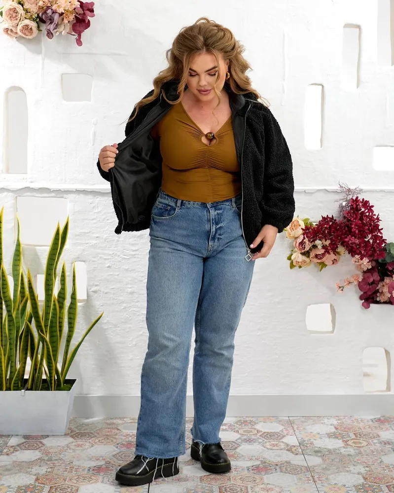 Куртка Тедди УК-2194-1 Фабрика Моды