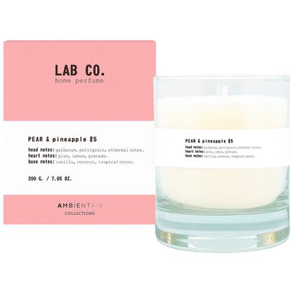 Свеча ароматическая 40ч Ambientair Lab Co Груша и ананас