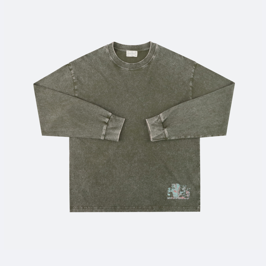Лонгслив Magamaev Crack Longsleeve (green)