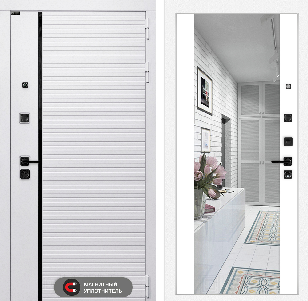 Роял зеркало МАХ белый софт