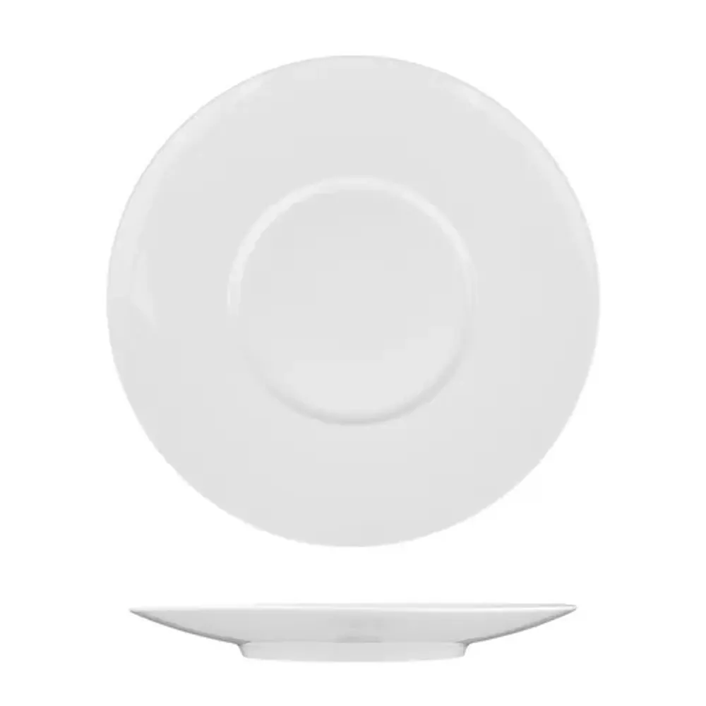 Тарелка d 25,5 см с широкими полями белая фарфор P.L. Proff Cuisine [6]