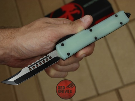 Нож Microtech Ultratech G10 H/E - рукоять светлый G10, клинок хелхаунд RK-347