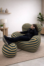 Кресло LUNARA Icon (черно-желтый)