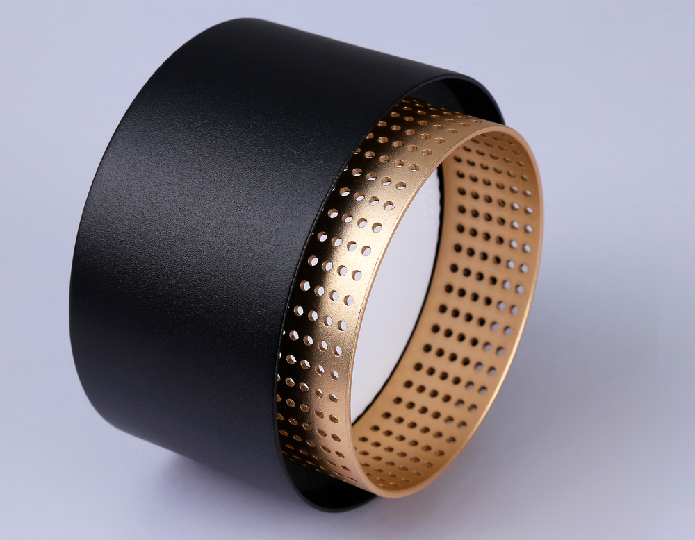 Светильник накладной TN71275 BK/GD черный/золото GX53 max 12W D95*62