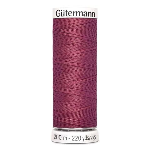 Нить Sew-All 200 м, Gutermann, 624 бруснично-розовый