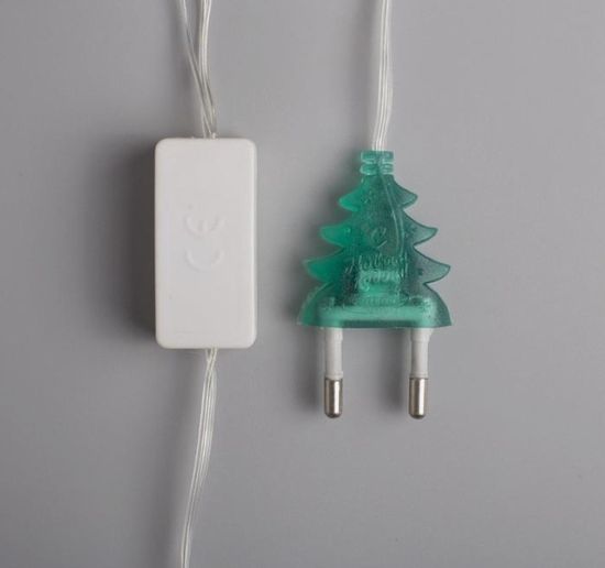 Гирлянда "Нить" 5 м с насадками "Шарики льда"