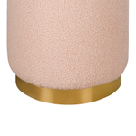 Пуф evie, букле, бежево-розовый