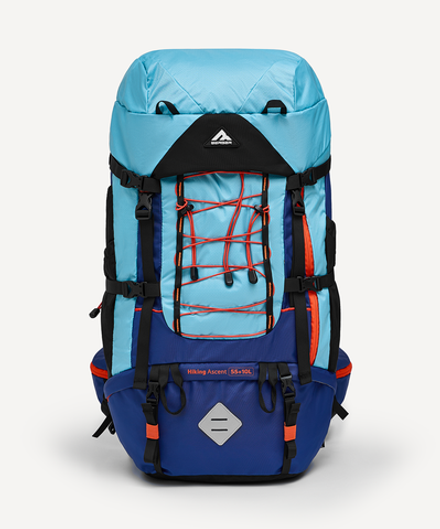 Рюкзак Hiking Ascent, голубой/синий, 55+10 л