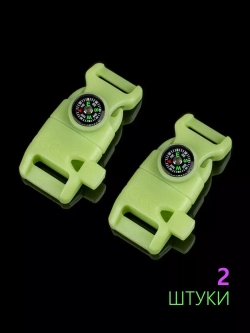 Фастекс со свистком, огнивом и компасом