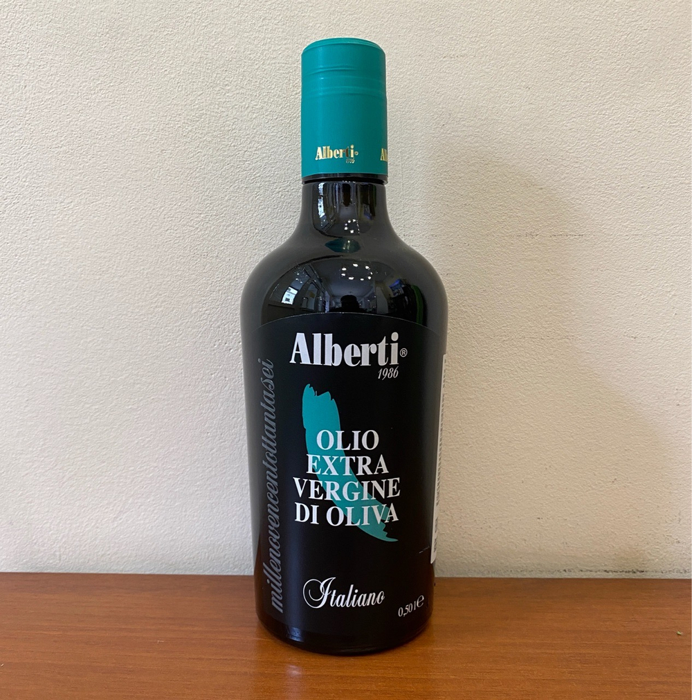 Оливковое масло Albеrti Extra Virgin 0,5 литра в жестяной банке-канистре, Италия
