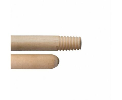 Черенок (рукоятка) 120см, евро резьба, диаметр 2,5см, дерево, береза шлифованная, 9650 Yozhik