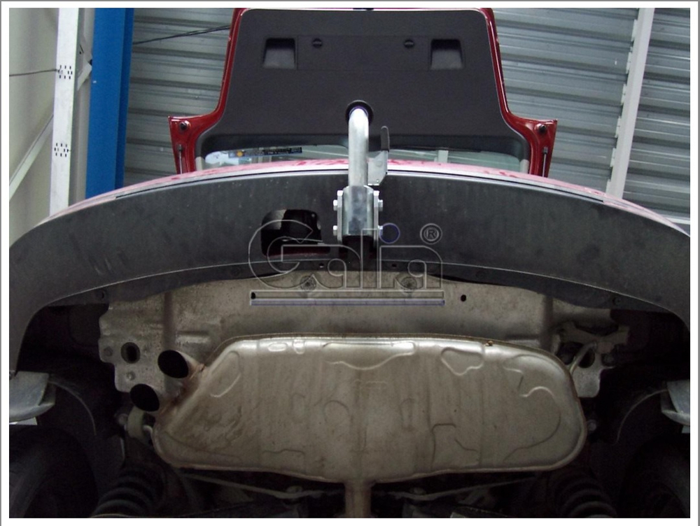 Оцинкованный фаркоп на Volkswagen Touran 2002-2015 (без электрики), Galia V065C