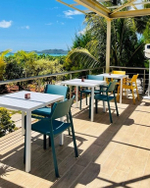 Стол пластиковый обеденный Nardi Cube 80, белый