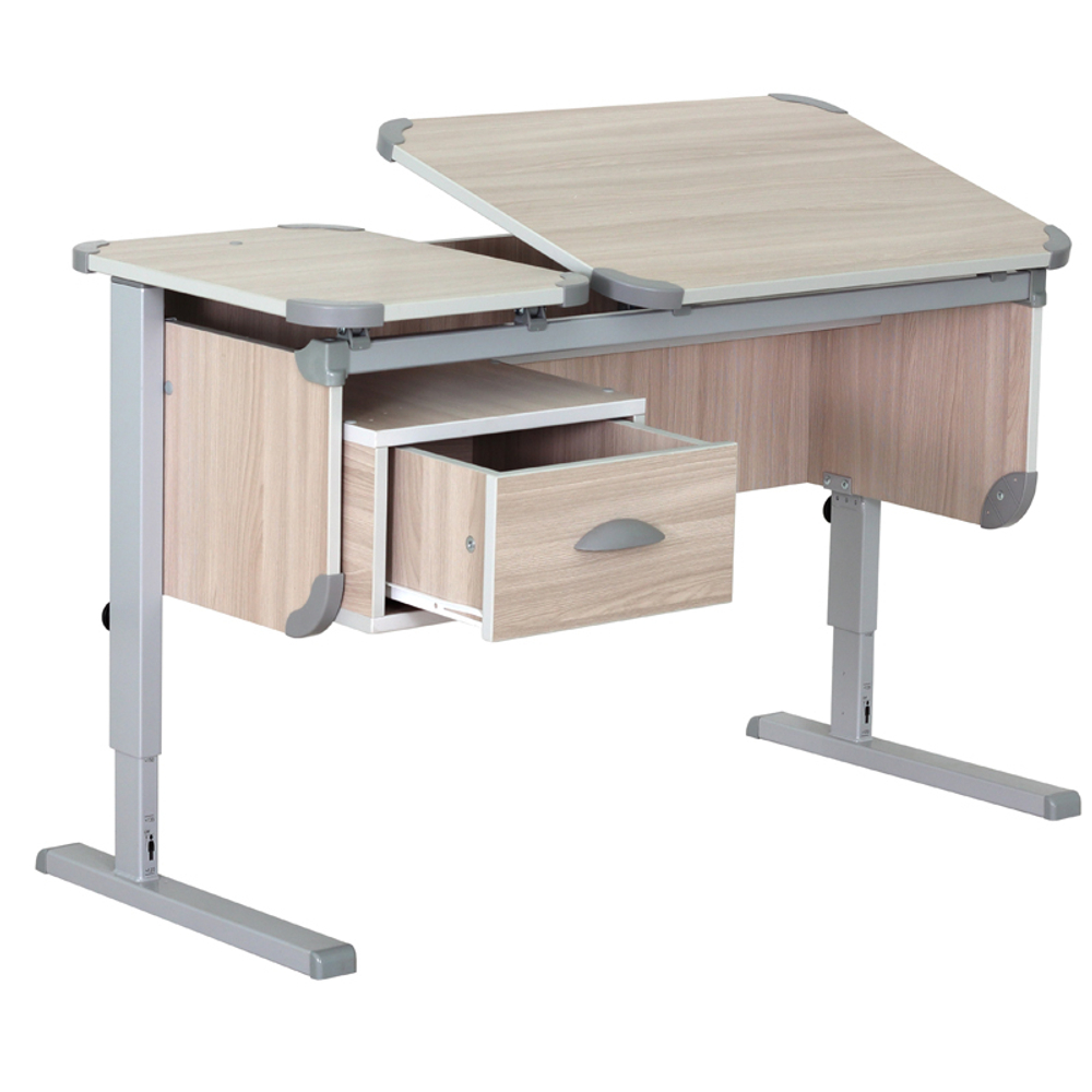 Растущая парта Дэми с навесной тумбой СУТ 29-01 (1100×500 мм)