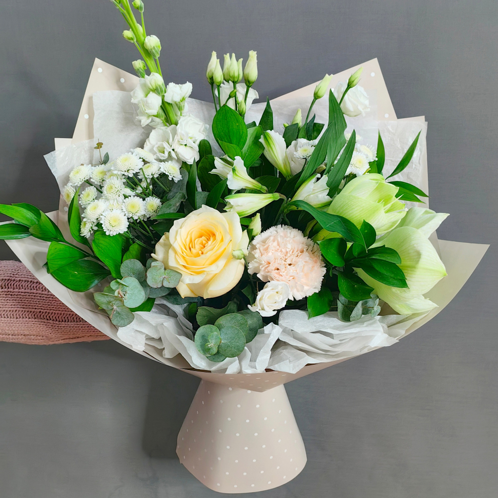 Авторский букет с амариллисом