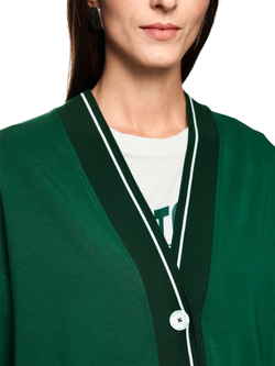 Кардиган из хлопка и модала