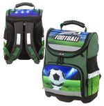 Ранец ЮНЛАНДИЯ WISE для начальной школы, "Play football", 37х29х15 см, 229949