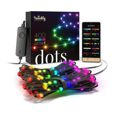 Умная светодиодная лента Twinkly Dots, RGB (20 м, 400 светодиодов) Generation II
