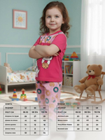 Пижама детская бриджи и футболка из хлопка