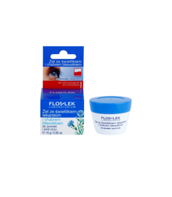 FlosLek Laboratorium Eye Care - гель для области вокруг глаз с очанкой и васильком /   10  g  / GTIN 5905043000060