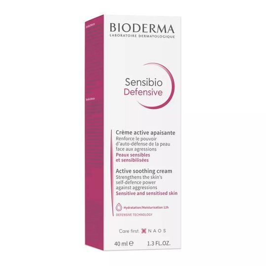 Bioderma Sensibio Defensive Легкий крем для чувствительной кожи, 40 мл