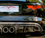 Карбоновый диффузор заднего бампера для Jaguar F-Type 2013-2020 Ягуар