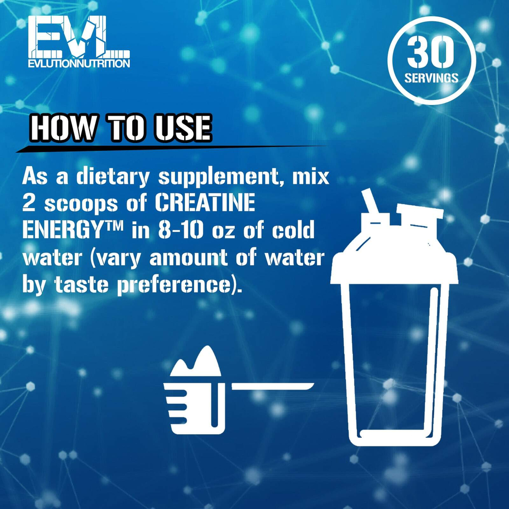 EVLution Nutrition, Creatine Energy™, фруктовый пунш, 282 г (9,95 унции)