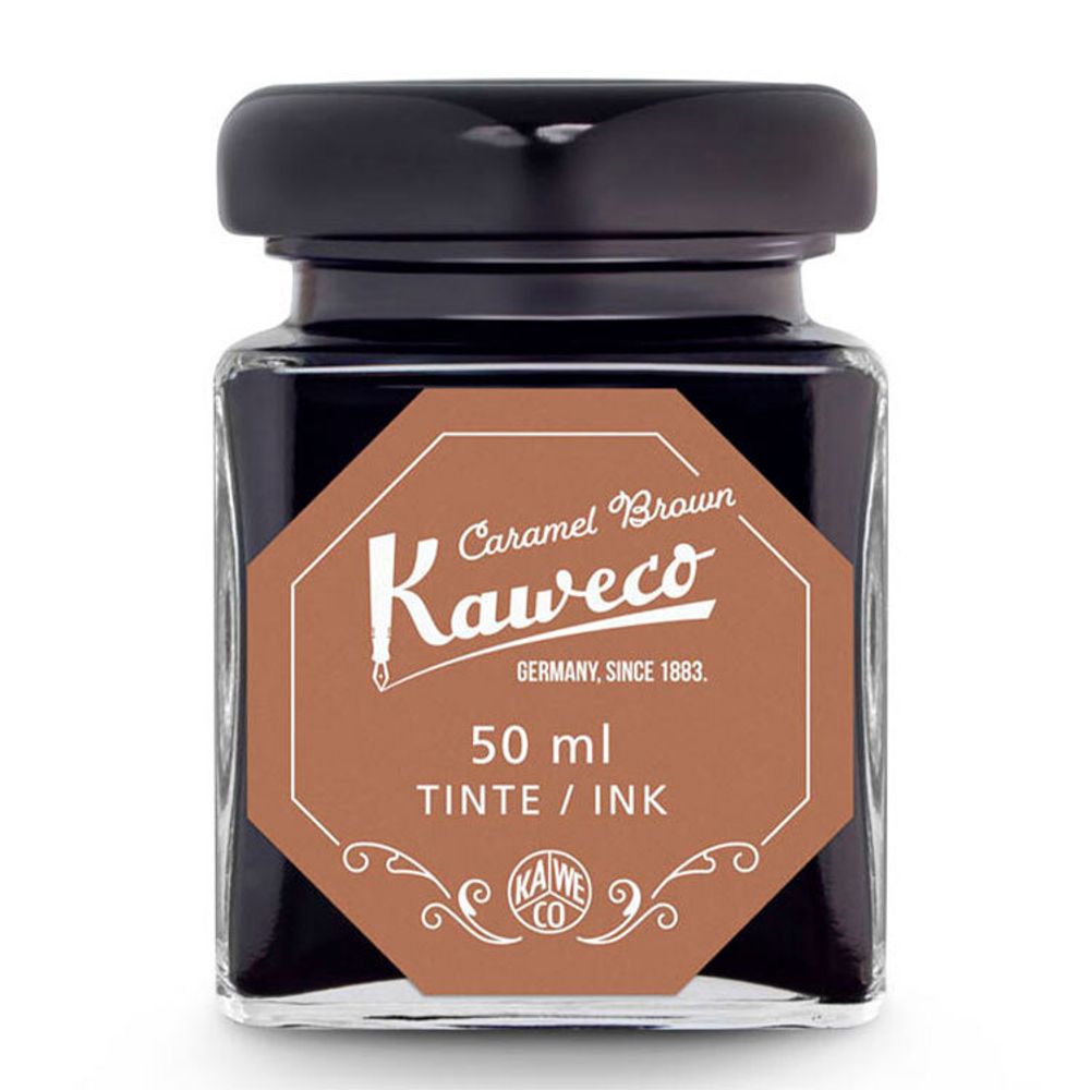 Чернила для перьевой ручки KAWECO Caramel Brown 50 мл (10002190)