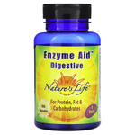 Nature's Life, Enzyme Aid, для пищеварительной системы, 100 капсул