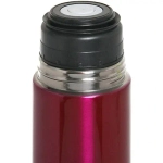 Термос с металлической колбой 1000 мл «Серп и молот» малиновый