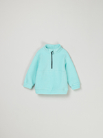 Олимпийка флисовая на молнии "Ментол"