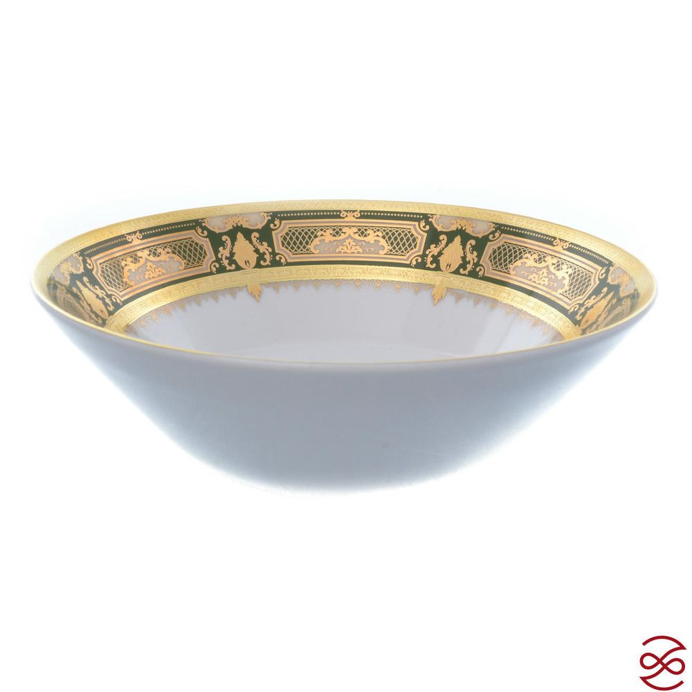 Набор салатников Falkenporzellan Donna Green gold 18 см (6 шт)