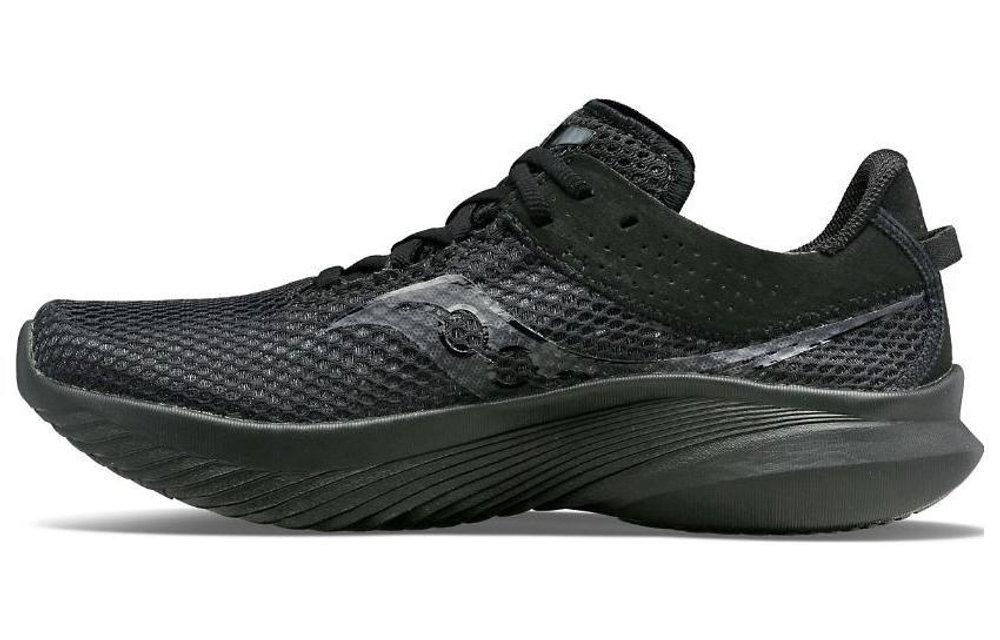 Saucony Kinvara 14 comfortable, breathable, lightweight, low-cut casual running shoes men's black