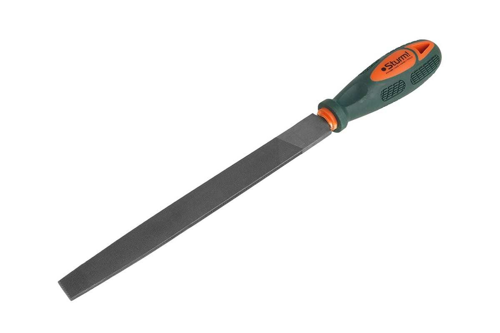 Плоский напильник Sturm 200 мм ручки из мягкого пластика 1050-01-F200