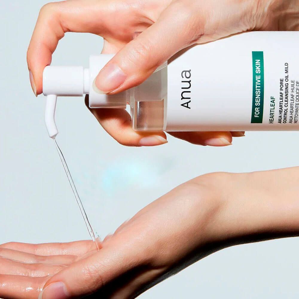 Гидрофильное масло для чувствительной кожи Anua Heartleaf Pore Control Cleansing Oil Mild 200 мл