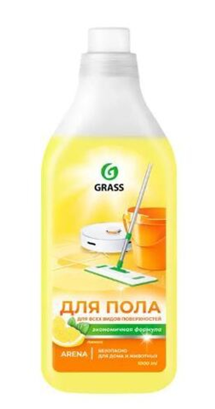 Средство для мытья пола Arena, GRASS, 1 л