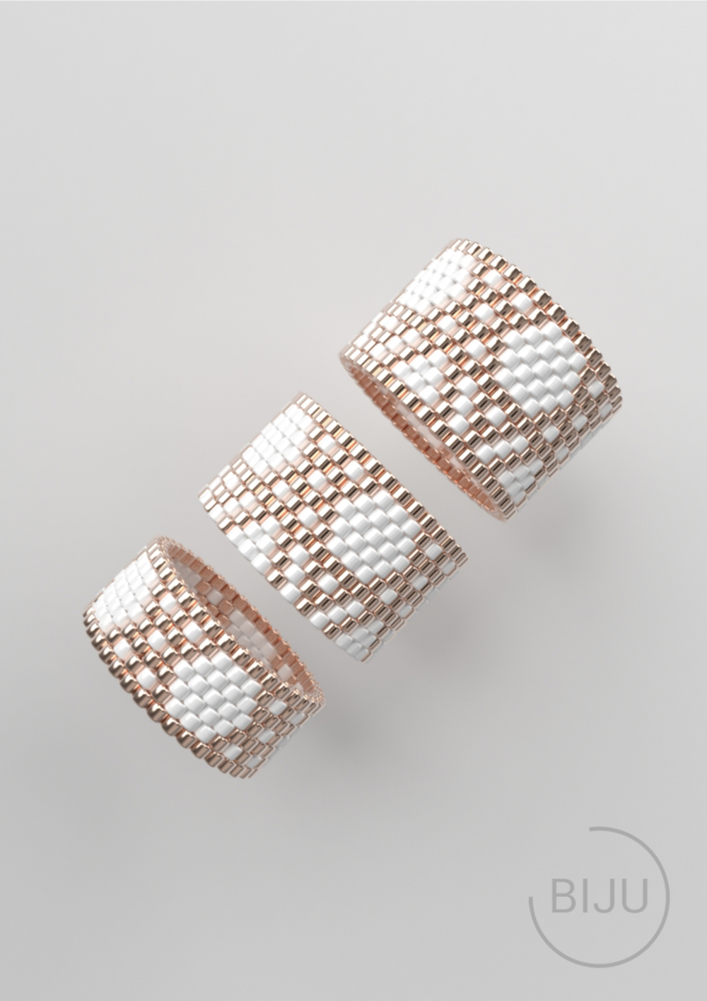 Схема кольца из бисера, узор PEYOTE, мозаичное плетение, четный счет, узор пейот из Miyuki Delica 11/0, файл PDF, RING_431