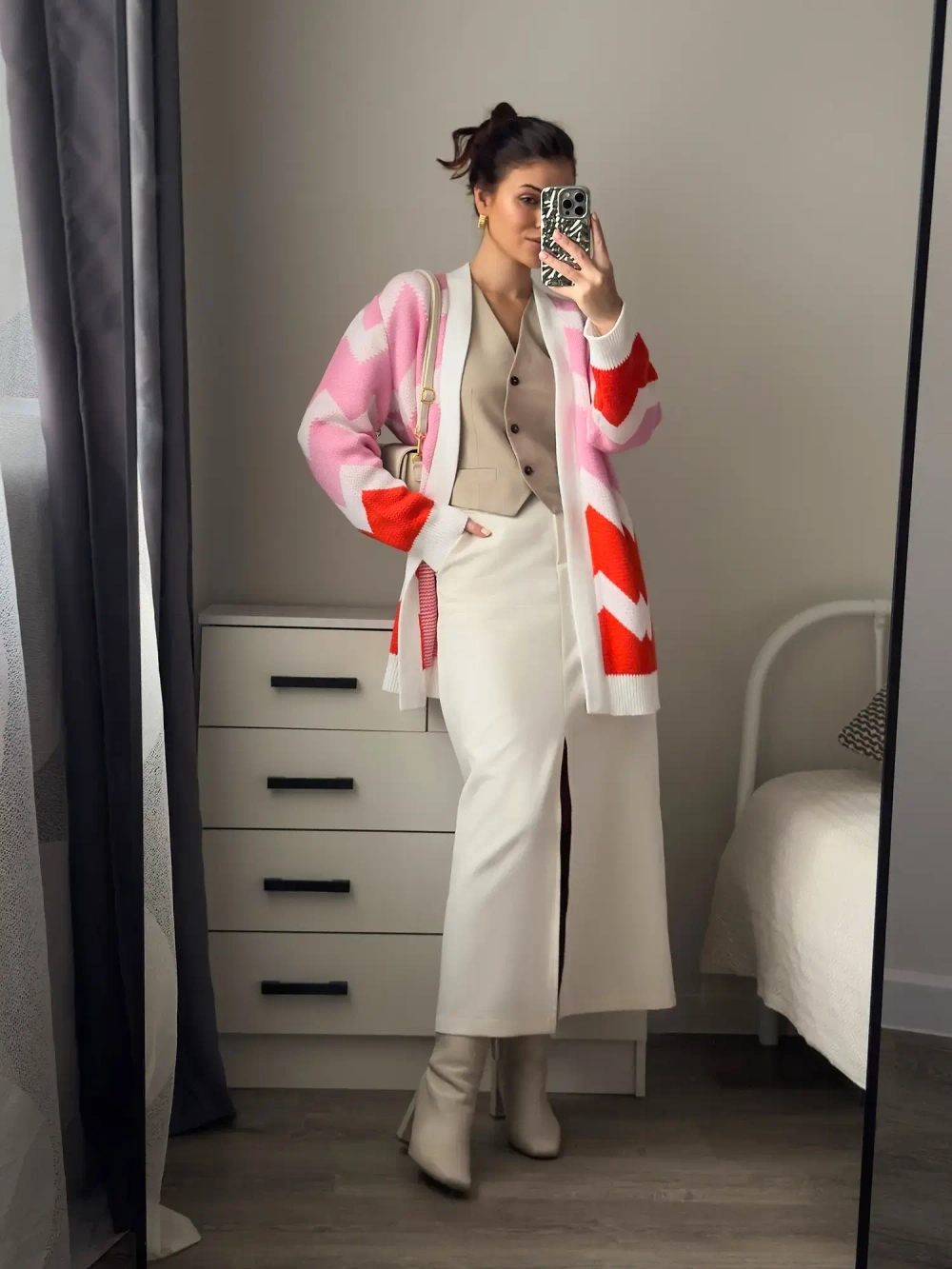 Кардиган с планкой