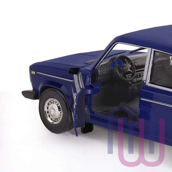 Модель машины  ТМ АВТОПАНОРАМА 1/22 ВАЗ 2106, синий (свет, звук) JB1200165