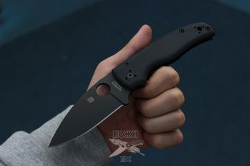 Складной нож Spyderco Shaman 229GPBK c клинком из стали CPM-S30V, рукоять G10