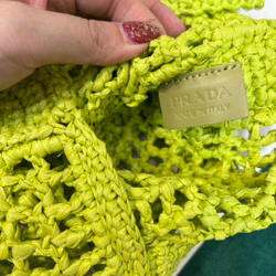 Prada Crochet Tote Bag