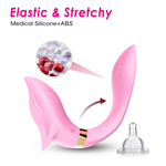 ВИБРОМАССАЖЁР розовый, L рабочей части 95 мм, D 27x35 мм, 9 режимов вибрации, дистанционный пульт арт. USK-GZ01 FOX